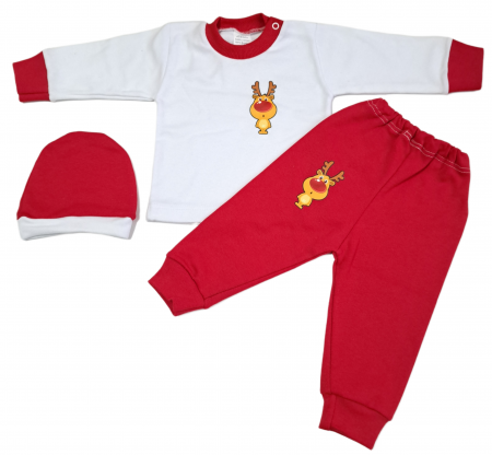 Marime 3 - 6 luni - Costumas 3 piese Fabricat in Romania
