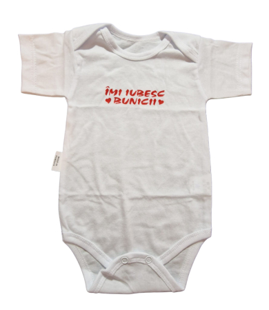 Marime 3 - 6 luni - Body maneca scurta Fabricat In Romania