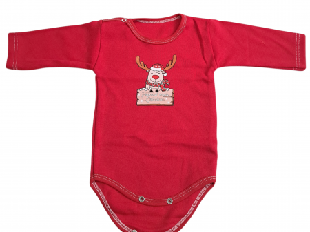 Marime 0 - 3 luni - Body maneca lunga Fabricat in Romania