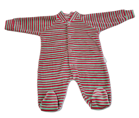 Hainute 0 - 3 luni - Salopeta nou nascut din catifea, Fabricata in Romania