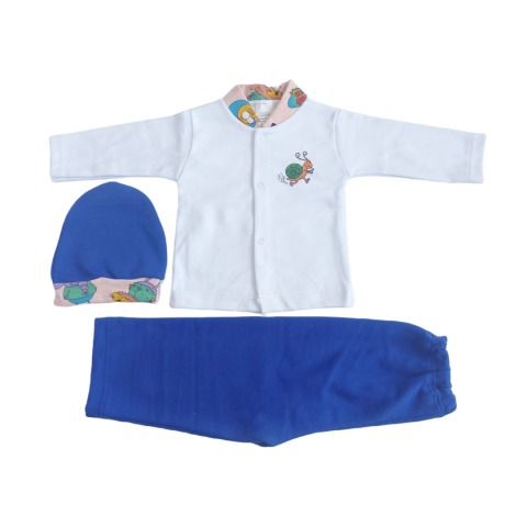 Hainute 3 - 6 luni - Set 3 piese hăinuțe copilasi , Fabricat in Romania, Bumbac