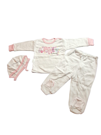 Hainute 0 - 1 an - Costumas 3 piese Fabricat in Romania