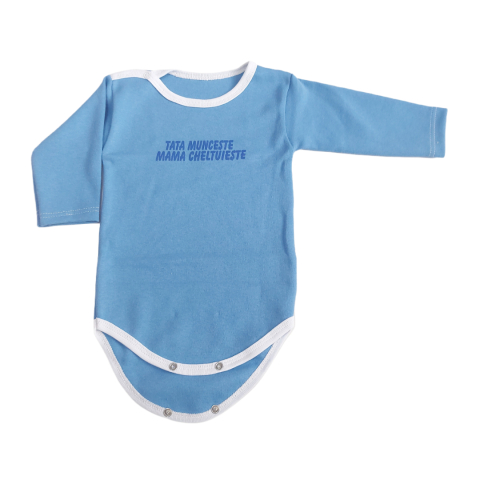 Body-uri - Body copilasi model maneca lunga Bumbac 100% - Fabricat în România