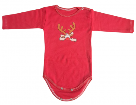 Marime 9 - 12 luni - Body maneca lunga Fabricat in Romania