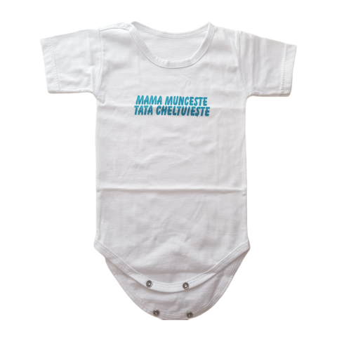 Body-uri - Body bebelusi si copilasi model maneca scurta Bumbac 100% - Fabricat în România