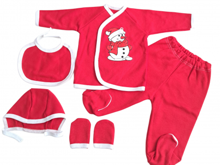 Hainute tema de Craciun - Costumas 5 piese Fabricat in Romania