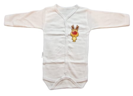 Marime 3 - 6 luni - Body maneca lunga Fabricat in Romania