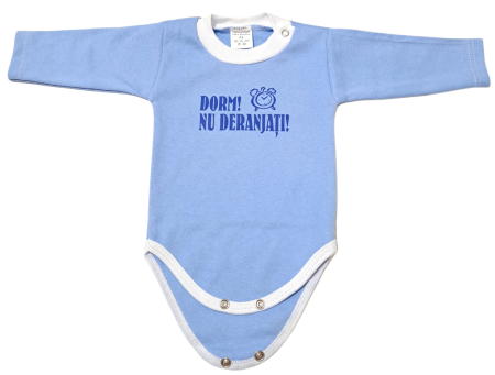 Hainute 6 - 9 luni - Body copilasi model maneca lunga Bumbac 100% - Fabricat în România