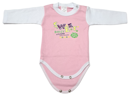 Marime 0 - 3 luni - Body maneca lunga Fabricat in Romania