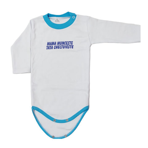 Body-uri - Body copilasi model maneca lunga Bumbac 100% - Fabricat în România