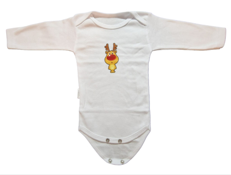 Marime 0 - 3 luni - Body maneca lunga Fabricat in Romania