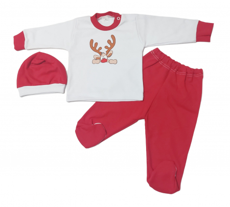 Marime 3 - 6 luni - Costumas 3 piese Fabricat in Romania
