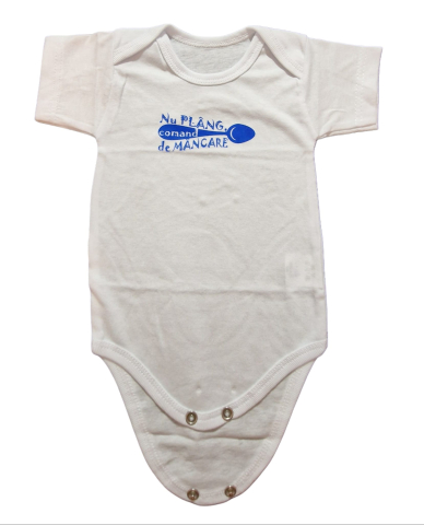 Hainute 0 - 3 luni - Body copilasi model maneca scurta Bumbac 100% - Fabricat în România