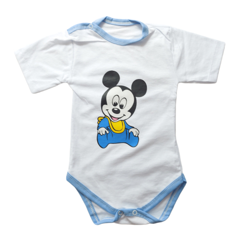 Hainute 6 - 9 luni - Body Bebeluși model maneca scurta Bumbac 100% - Fabricat în România