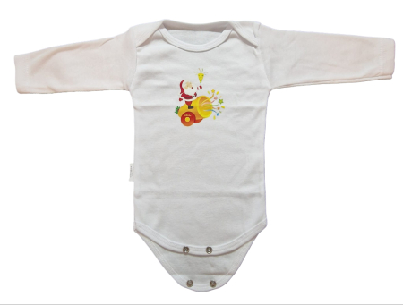 Marime 0 - 3 luni - Body maneca lunga Fabricat in Romania