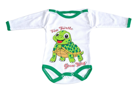 Hainute 9 - 12 luni - Body bebelusi model maneca lunga Bumbac 100% - Fabricat în Turcia