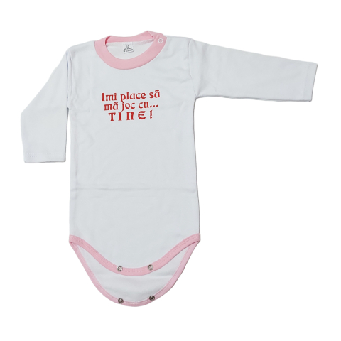 Body-uri - Body copilasi model maneca lunga Bumbac 100% - Fabricat în România