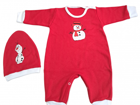 Marime 3 - 6 luni - Salopeta si Caciula - Fabricata in Romania