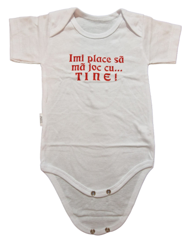 Hainute 9 - 12 luni - Body bebelusi si copilasi model maneca scurta Bumbac 100% - Fabricat în România