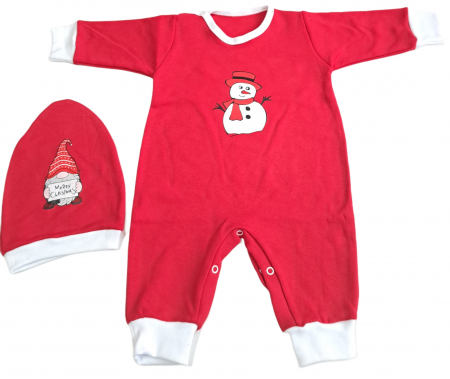 Marime 3 - 6 luni - Salopeta si Caciula - Fabricata in Romania