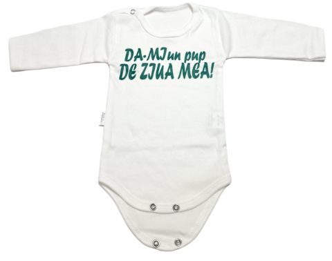 Hainute 3 - 6 luni - Body bebelusi model maneca lunga Bumbac 100% - Fabricat în România