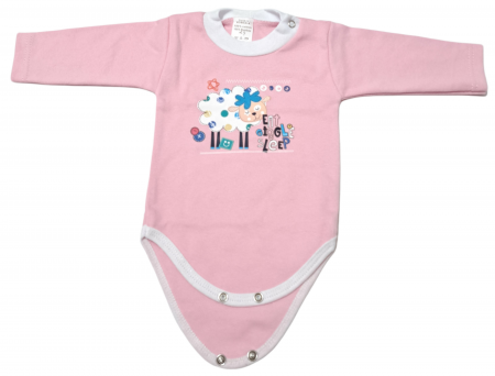 Hainute 0 - 1 an - Body maneca lunga Fabricat in Romania