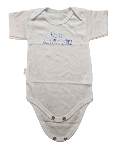 Hainute 12 - 18 luni - Body bebelusi si copilasi model maneca scurta Bumbac 100% - Fabricat în România