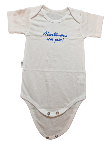 Hainute 12 - 18 luni - Body bebelusi si copilasi model maneca scurta Bumbac 100% - Fabricat în România