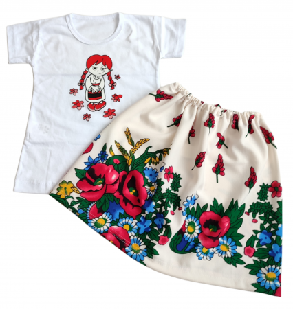 Rochite / Funtite - Set tricou si fustita Bumbac