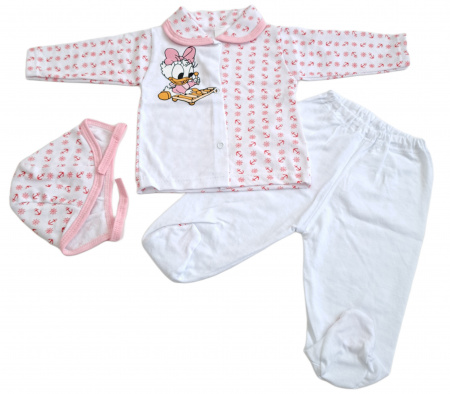 Hainute 0 - 1 an - Costumas 3 piese Fabricat in Romania