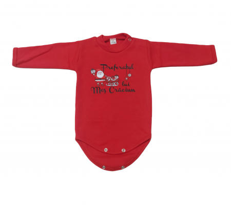 Marime 9 - 12 luni - Body maneca lunga Fabricat in Romania