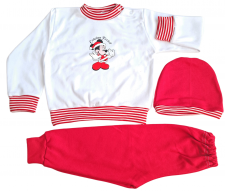 Marime 9 - 12 luni - Costumas 3 piese Fabricat in Romania