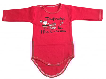 Marime 3 - 6 luni - Body maneca lunga Fabricat in Romania