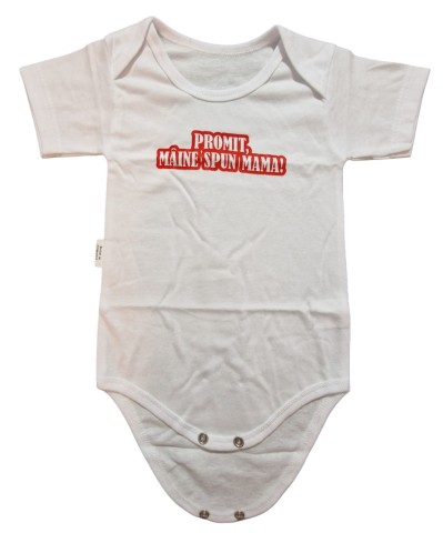 Hainute 9 - 12 luni - Body bebelusi si copilasi model maneca scurta Bumbac 100% - Fabricat în România