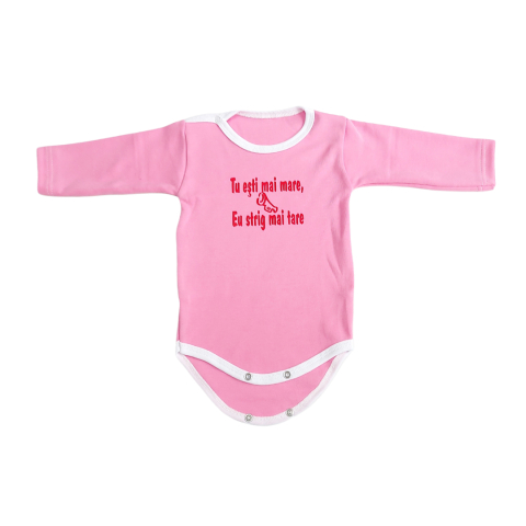 Body-uri - Body copilasi model maneca lunga Bumbac 100% - Fabricat în România