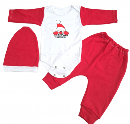 Marime 3 - 6 luni - Costumas 3 piese Fabricat in Romania