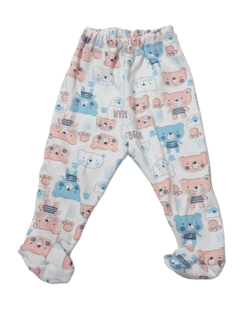 Pantaloni - Pantaloni Bebelusi cu Botoșei, Fabricați în România, Bumbac