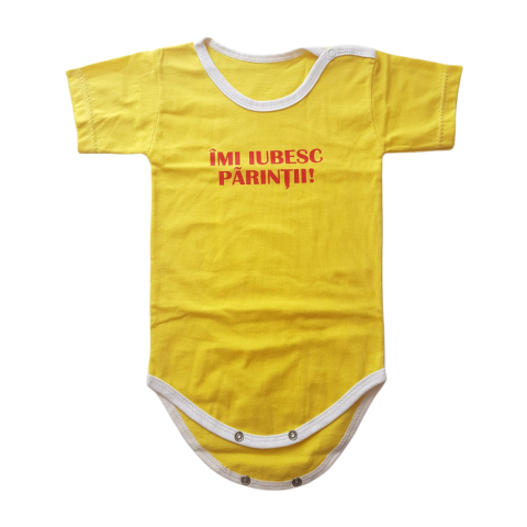 Body-uri - Body bebelusi si copilasi model maneca scurta Bumbac 100% - Fabricat în România