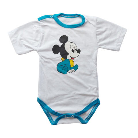 Hainute 6 - 9 luni - Body Bebeluși model maneca scurta Bumbac 100% - Fabricat în România