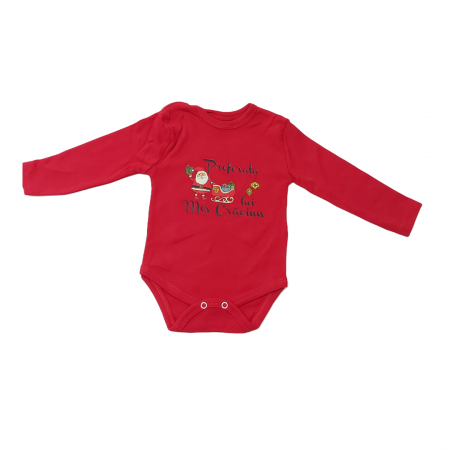 Marime 3 - 6 luni - Body maneca lunga Fabricat in Romania