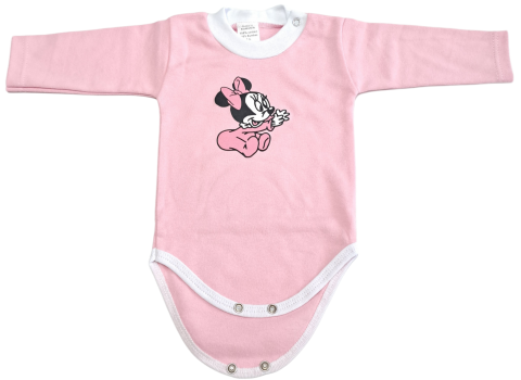 Hainute 3 - 6 luni - Body bebelusi model maneca lunga Bumbac 100% - Fabricat în România