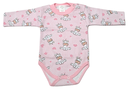 Marime 0 - 3 luni - Body maneca lunga Fabricat in Romania