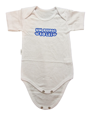 Hainute 9 - 12 luni - Body bebelusi si copilasi model maneca scurta Bumbac 100% - Fabricat în România