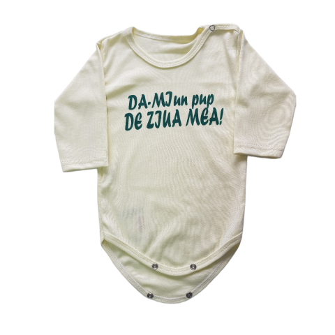 Body-uri - Body copilasi model maneca lunga Bumbac 100% - Fabricat în România