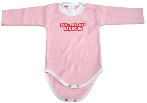 Hainute 3 - 6 luni - Body bebelusi model maneca lunga Bumbac 100% - Fabricat în România