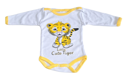 Hainute 6 - 9 luni - Body bebelusi model maneca lunga Bumbac 100% - Fabricat în Turcia