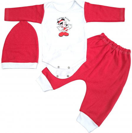 Marime 3 - 6 luni - Costumas 3 piese Fabricat in Romania