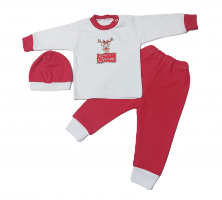Marime 6 - 9 luni - Costumas 3 piese Fabricat in Romania