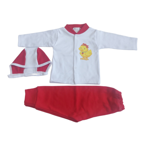 Hainute 3 - 6 luni - Set 3 piese hăinuțe copilasi , Fabricat in Romania, Bumbac