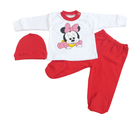 Marime 3 - 6 luni - Set 3 piese Fabricat in Romania, Bumbac